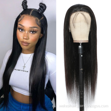 Mink Straight Brazilian Human Hair Lace Front Wig Remy HD lace Wigs Natural Human Hair Wigs For Black Women